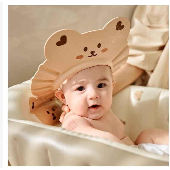 Mũ tắm chắn nước Dottodot Hàn Quốc cho bé - Made in Korea