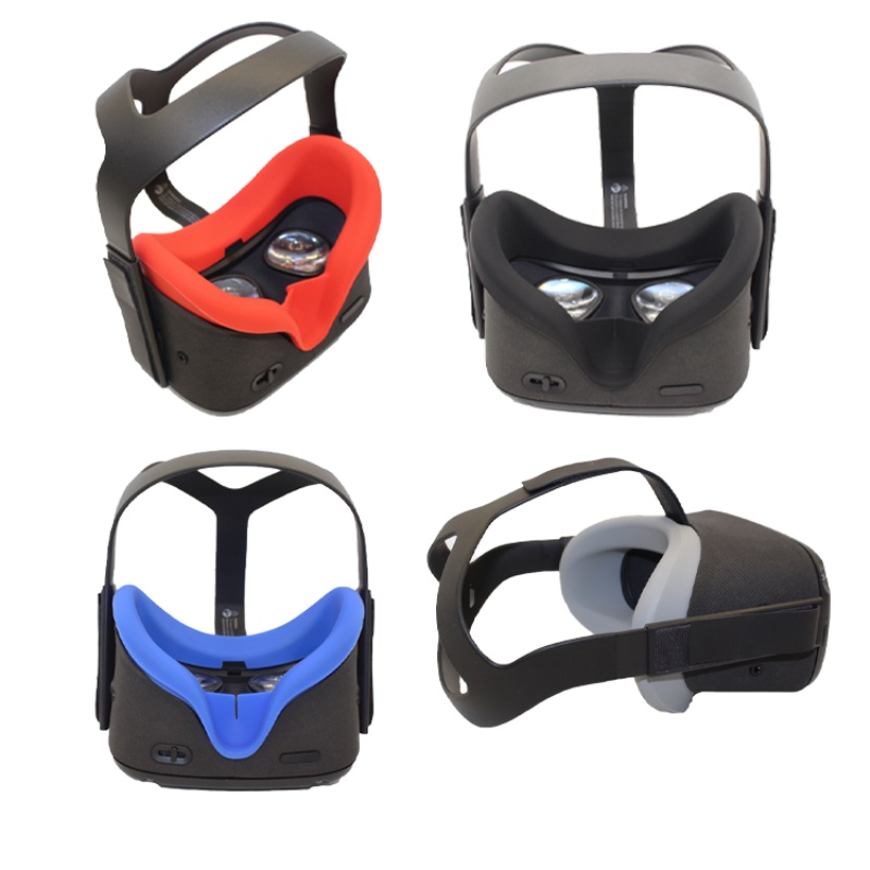 Dành Cho Oculus Quest Silicone Mặt Miếng Lót Đệm Giá Đỡ Thảm Bảo Vệ Tay Miếng Lót Mắt Cho Oculus Que