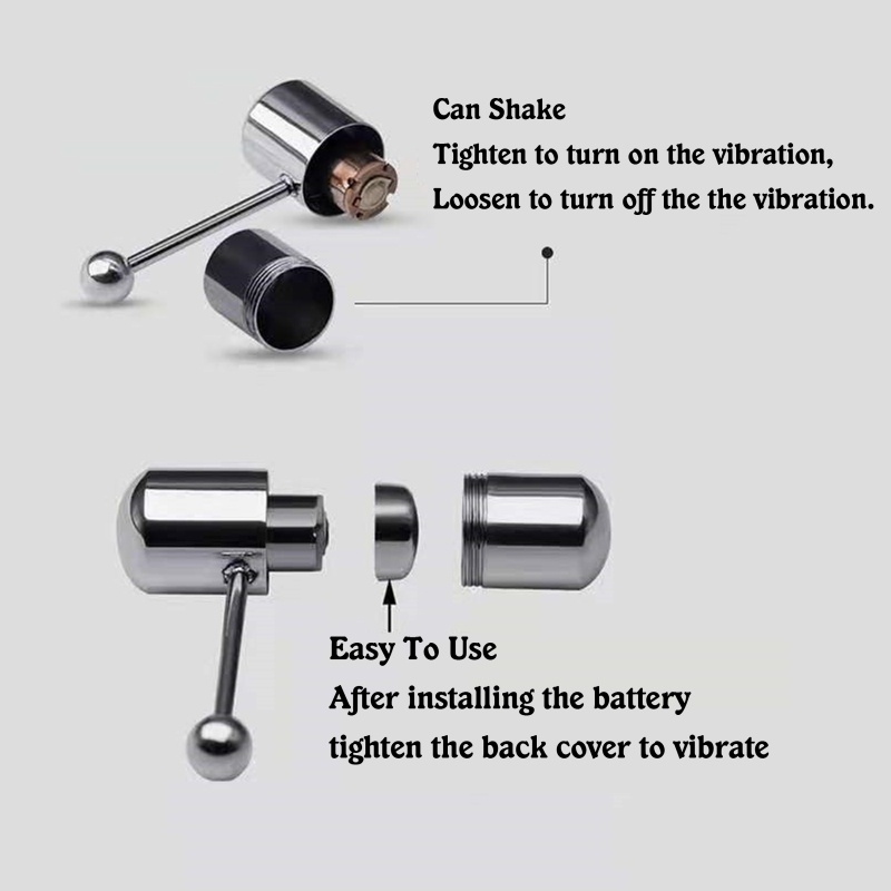 Khuyên Lưỡi Rung Chất Liệu Thép Không Gỉ Cho Nam Nữ