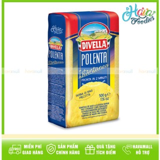Tặng bột tỏi - bột bắp thô polenta istantanea farina di mais precotta divella 500gr