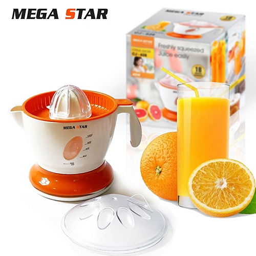 Máy Vắt Cam Megastar Cj-628  Công Suất Lớn Hơn Philips Hr2738 - Bảo Hành 12 Tháng