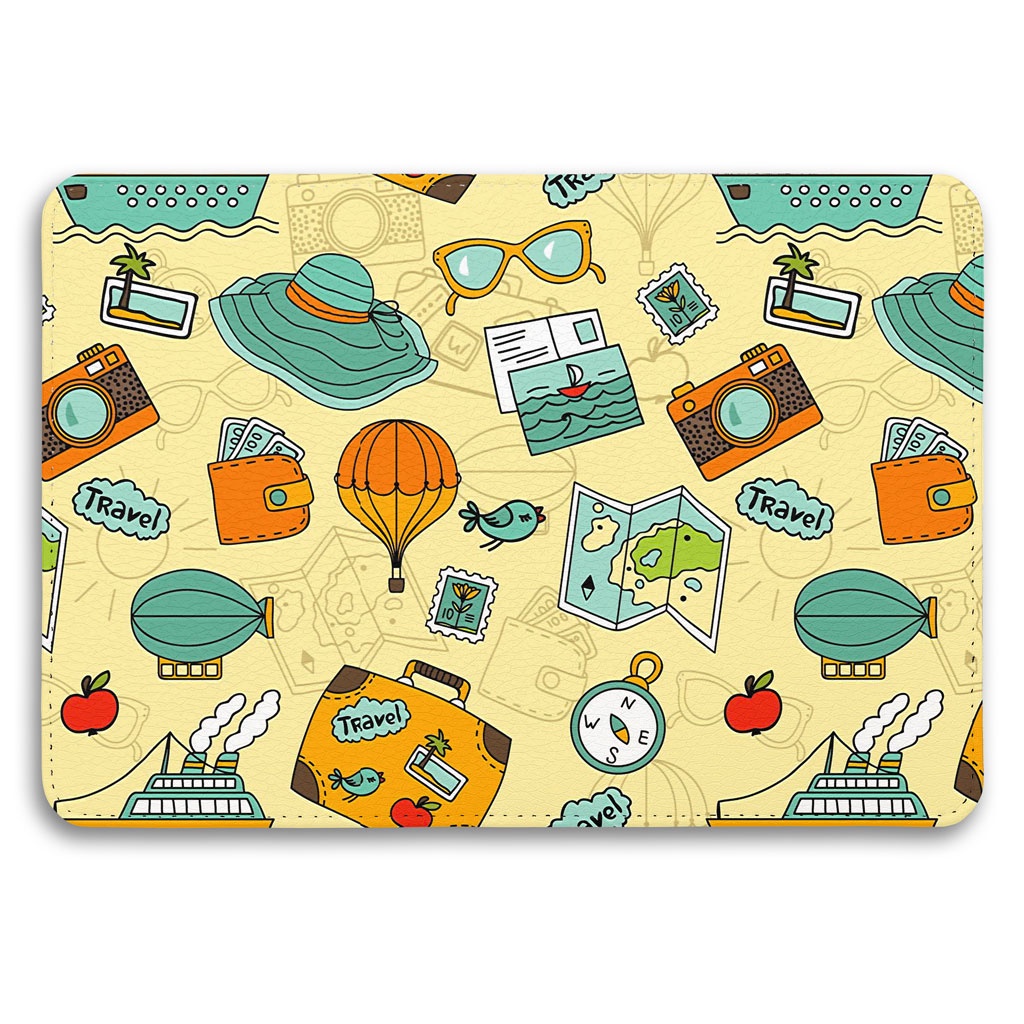 Bao Da Hộ Chiếu - Ví Đựng Passport Du Lịch  Stickers Travel - LT024 STORMBREAKER
