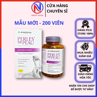 Viên uống đẹp da mượt tóc perles de peau pháp 200 viên - ảnh sản phẩm 1