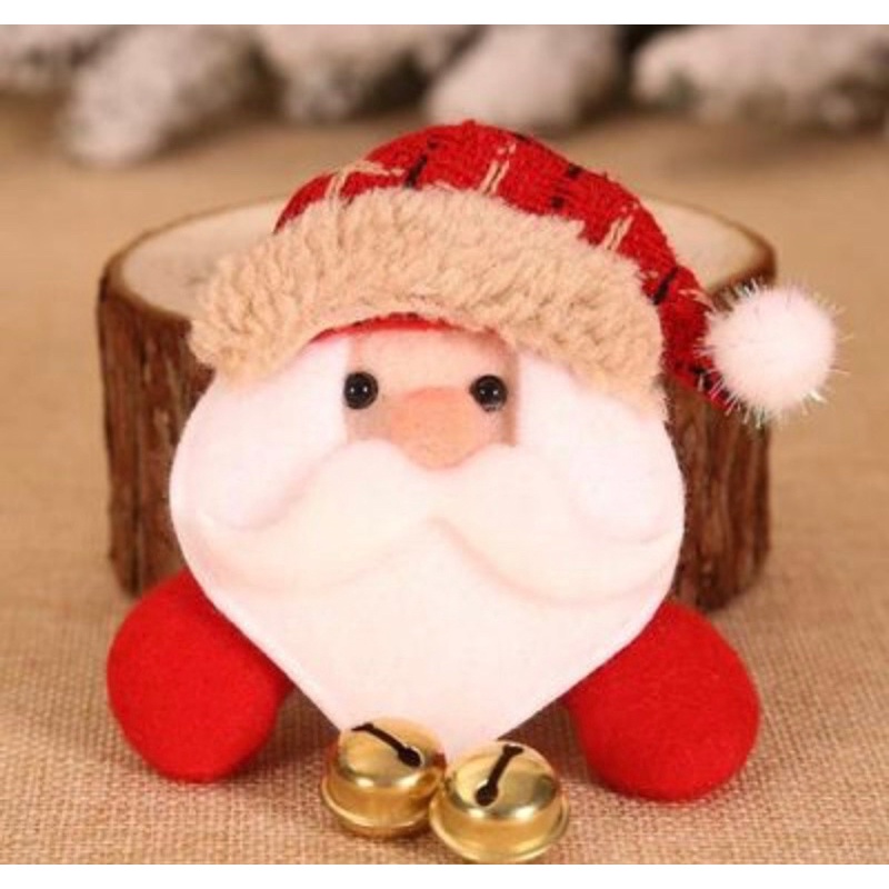 Thú Bông Noel Có Đèn Phụ Kiện Treo Trang Trí Cây Thông Noel, Giáng Sinh