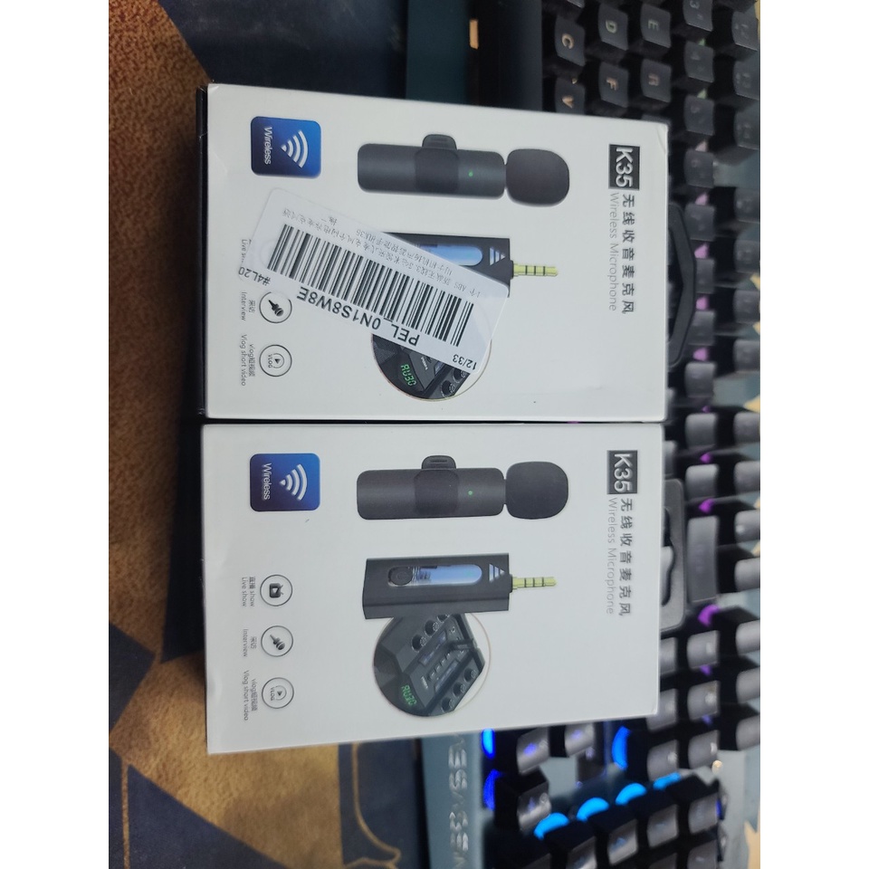 Mic Thu Âm Youtube Tiktok Loại Nhỏ - Mic Thu Âm k35 Youtube 3.5mm siêu hút - giảm tiếng ồn dùng được cho loa kéo - chuyê
