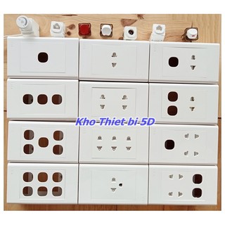 Ổ cắm - Mặt lỗ tròn - Hạt công tắc, hạt Ổ Tivi, Ổ mạng lan LiOA Chính hãng