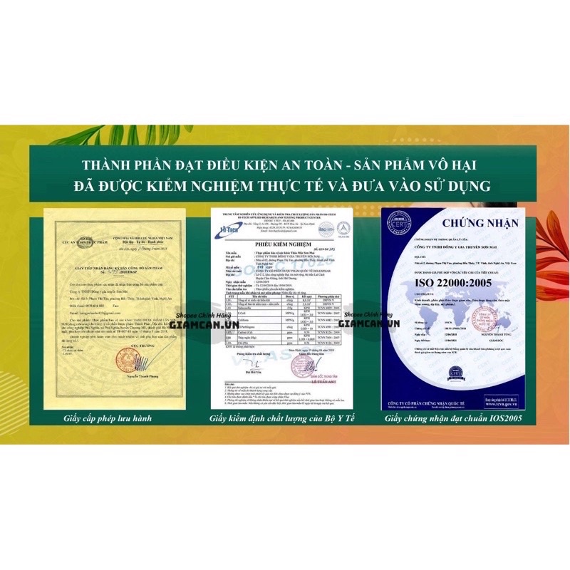 Giảm Cân Sơn Mai Vip 90 viên nang Combo 3 hộp