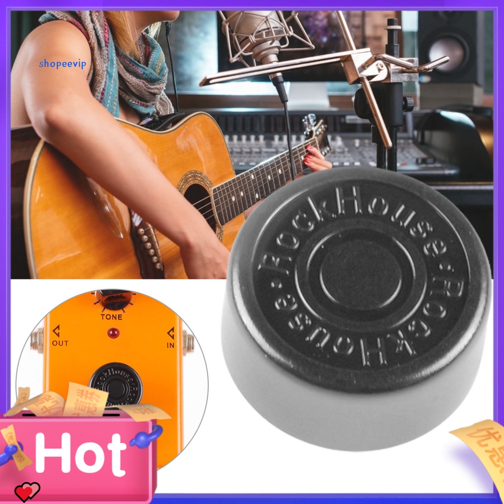 Set 6 Nắp Che Tạo Hiệu Ứng Mini Màu Đen Cho Đàn Guitar Điện