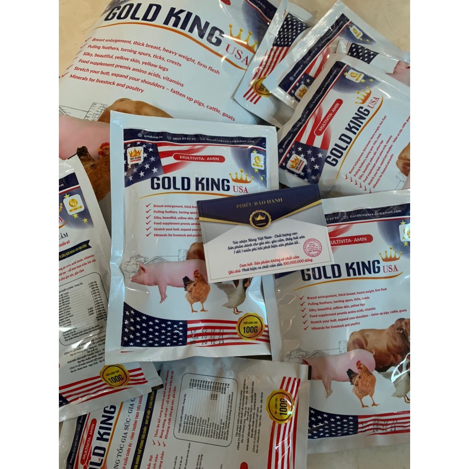 GOLDKING USA Siêu Vỗ Béo Vật Nuôi