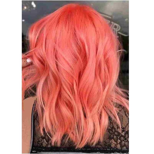 Thuốc Nhuộm Tóc Màu Hồng San Hô collagen Nataki -TA NTK#myphambaotram6666