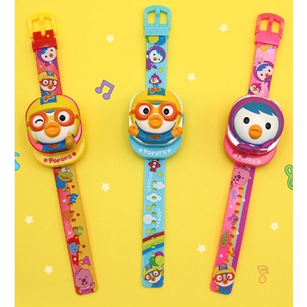Đồng Hồ Pororo Mới Melody Đồng Hồ Pororo Nhân Vật Hàn Quốc