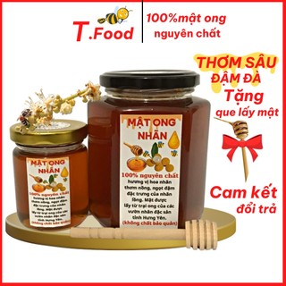 Mật ong nhãn, mật ong hoa nhãn nguyên chất hưng yên T.Food 1 lít đậm đặc