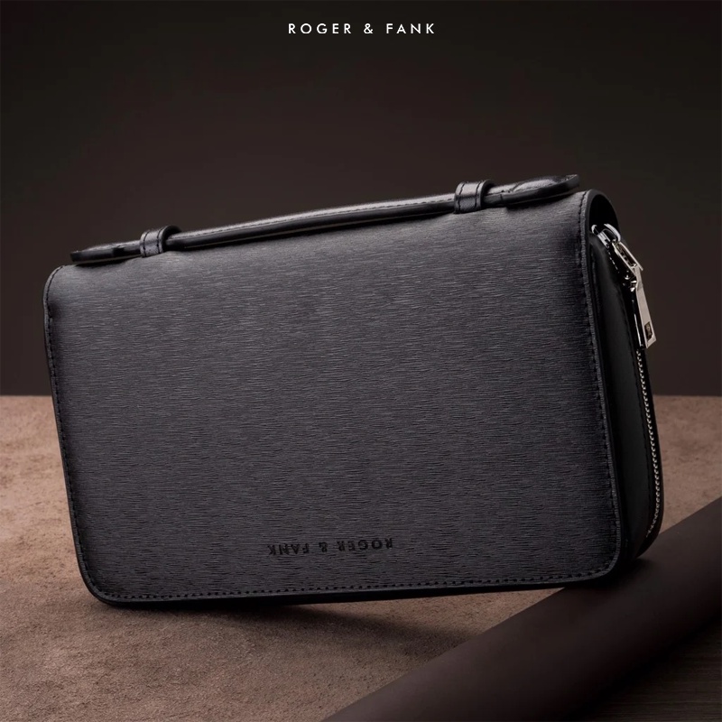 Clutch Cầm Tay Nam Da Bê Cao Cấp BST USSÉ CL028 | Thương Hiệu ROGER & FANK