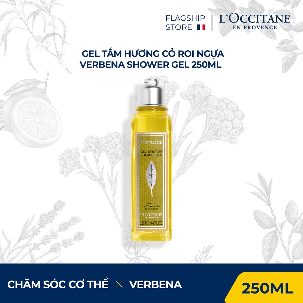 Gel Tắm Hương Cỏ Roi Ngựa L'Occitane Verbena Shower Gel 250ml - 500ml