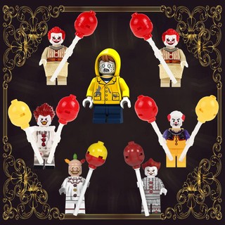 Đồ Chơi Lắp Ráp Mô Hình Nhân Vật Pennywise Georgie Halloween