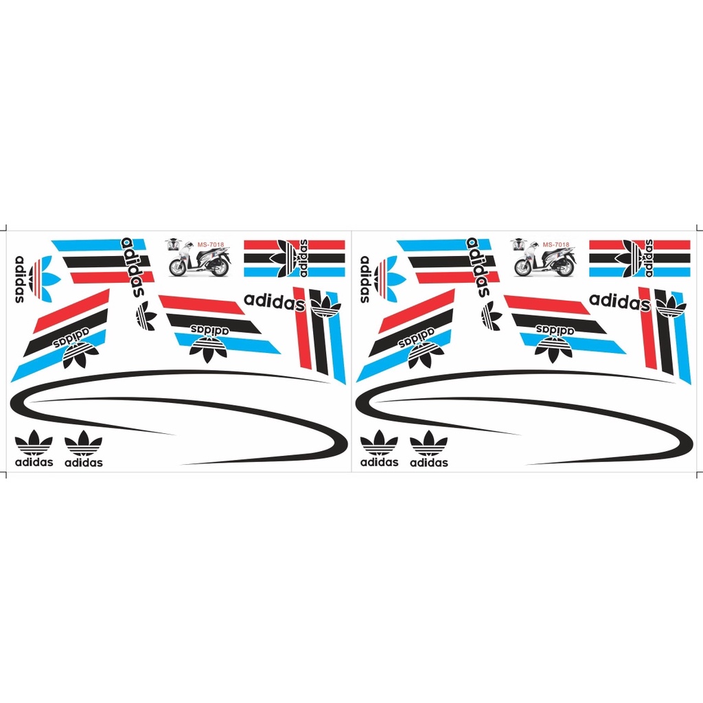 Tem SH mẫu Adidas 2020-2023 nhiều màu  Decal Hải Hằng.