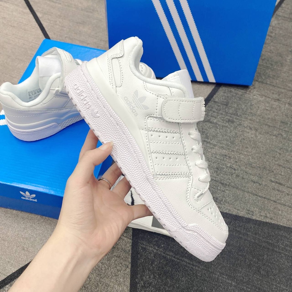 GIÀY thể thao ADI.DAS FORUM 84 WHITE LOW TRẮNG FULL QUAI DÁN CAO CẤP [ FULL BOX + FREE SHIP ]