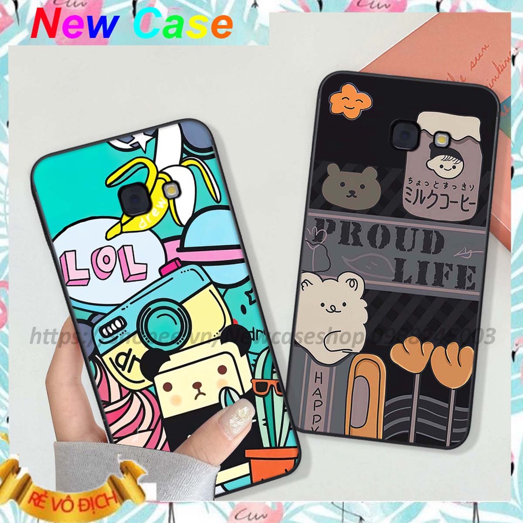 Ốp Samsung A3 2017 / A5 2017 / A7 2017 in hình 3D Bear Brick,Bear Love,K@ws,Coffee,...