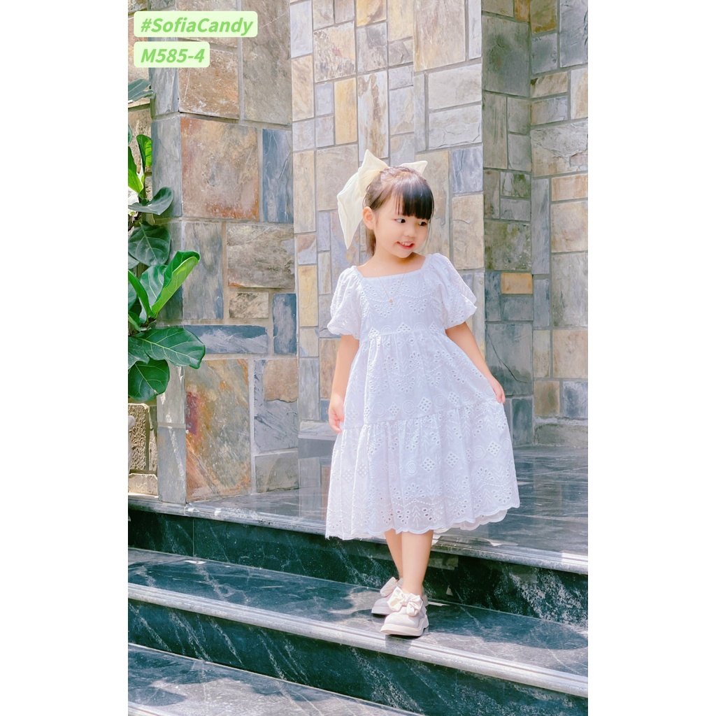 VÁY THÊU TRẮNG SOFIA CAO CẤP