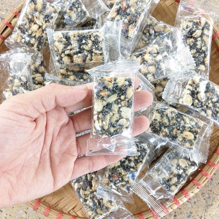 Kẹo Đậu Phộng Mè Đen, Kẹo Lạc Mè Đen Vinabisca [400g]