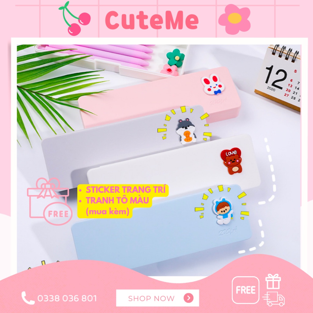 Hộp bút nhựa Cuteme đáng yêu