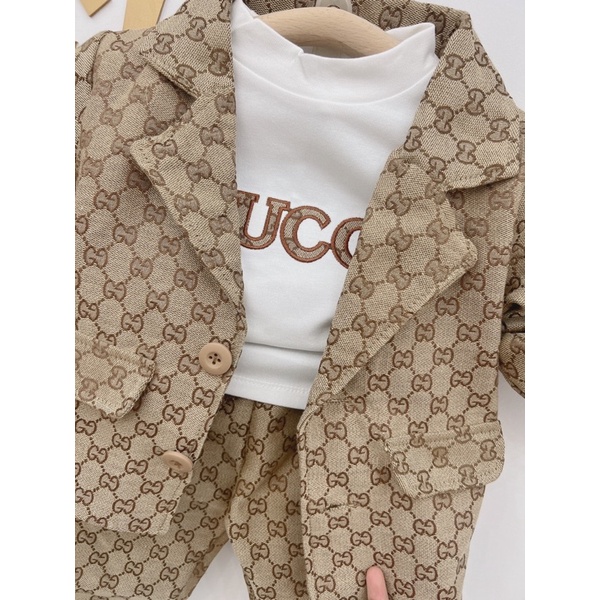 Set bộ vest 3 chi tiết cho bé trai