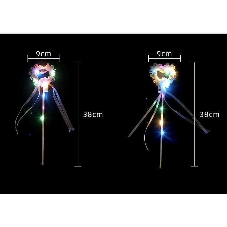 Set cánh thiên thần đèn led 3 món phụ kiện cho bé gái