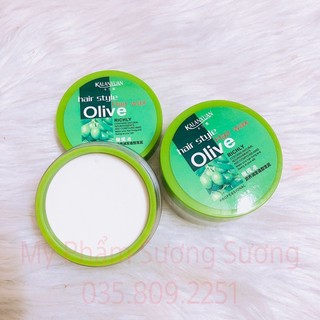 Sáp vuốt tóc Olive, không bóng,có mùi hương thơm nhẹ