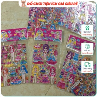 Hình dán 💥 LOẠI NHỎ 💥 Sticker dán hình công chúa cho bé gái