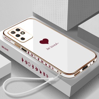Ốp Điện Thoại Họa Tiết Trái Tim Viền Thẳng Cho Vivo V20 Vivo V20SE Vivo V23E Vivo V20 PRO Vivo V23 5G Vivo V23 PRO 5G Vivo V21E