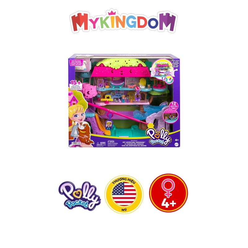 Đồ Chơi POLLY POCKET Và Ngôi Nhà Trên Cây HHJ06