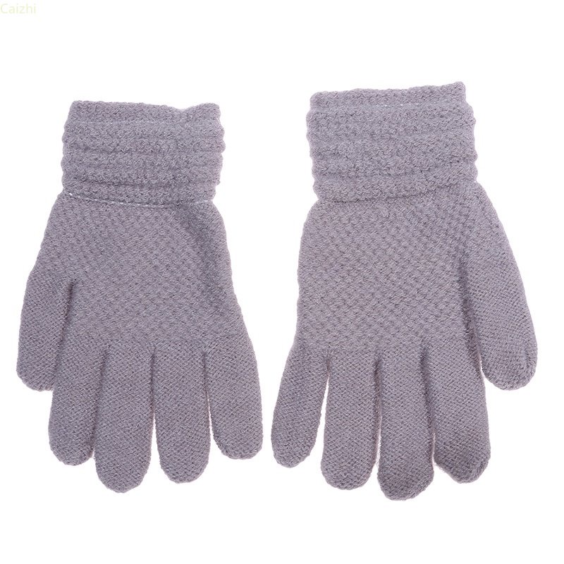 1 Đôi Găng Tay Giữ Ấm Mùa Đông Màu Kẹo Thời Trang Cho Bé