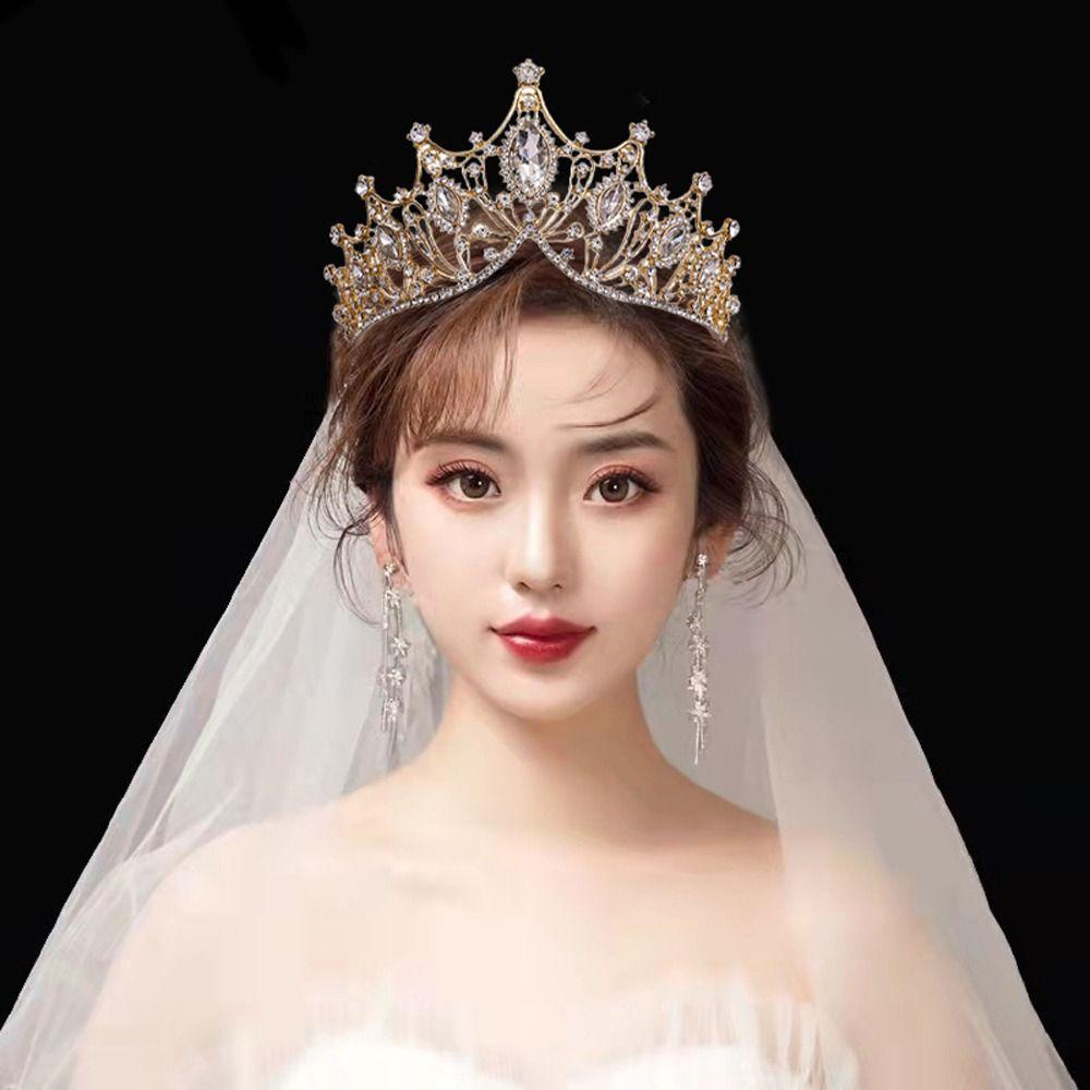 ANEMONE Băng Đô Cài Tóc Hình Vương Miện Thời Trang Cho Nữ