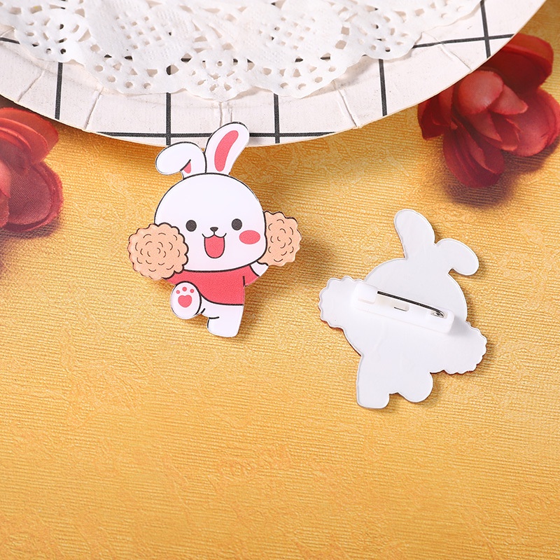 Trâm Cài Áo Hình Động Vật Hoạt Hình Dễ Thương