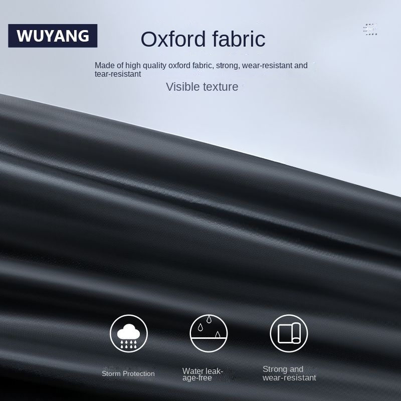 Áo Mưa Unisex Dày Dặn Màu Đen Chống Thấm Nước Chất Lượng Cao