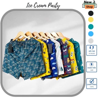 Quần đùi nam cotton Quần short nam mặc nhà họa tiết siêu đẹp New2Shop