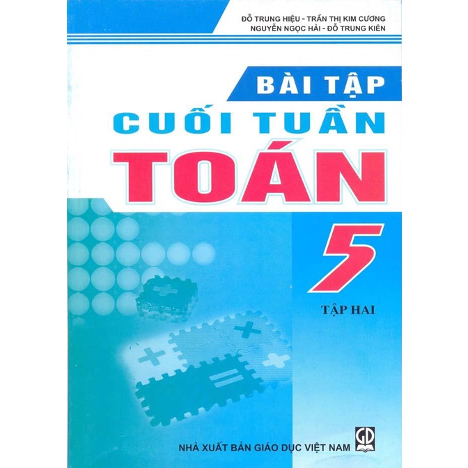 Sách - Bài tập cuối tuần Toán lớp 5 tập 2