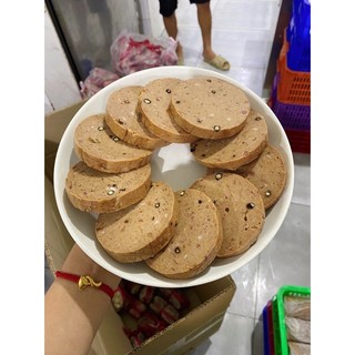CHẢ BÒ TIÊU ĐEN Đòn 500gr (giao tphcm)