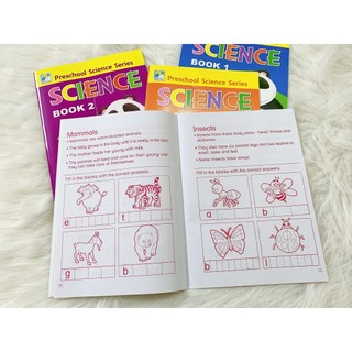 Sách - Preschool Science - bộ 4 cuốn