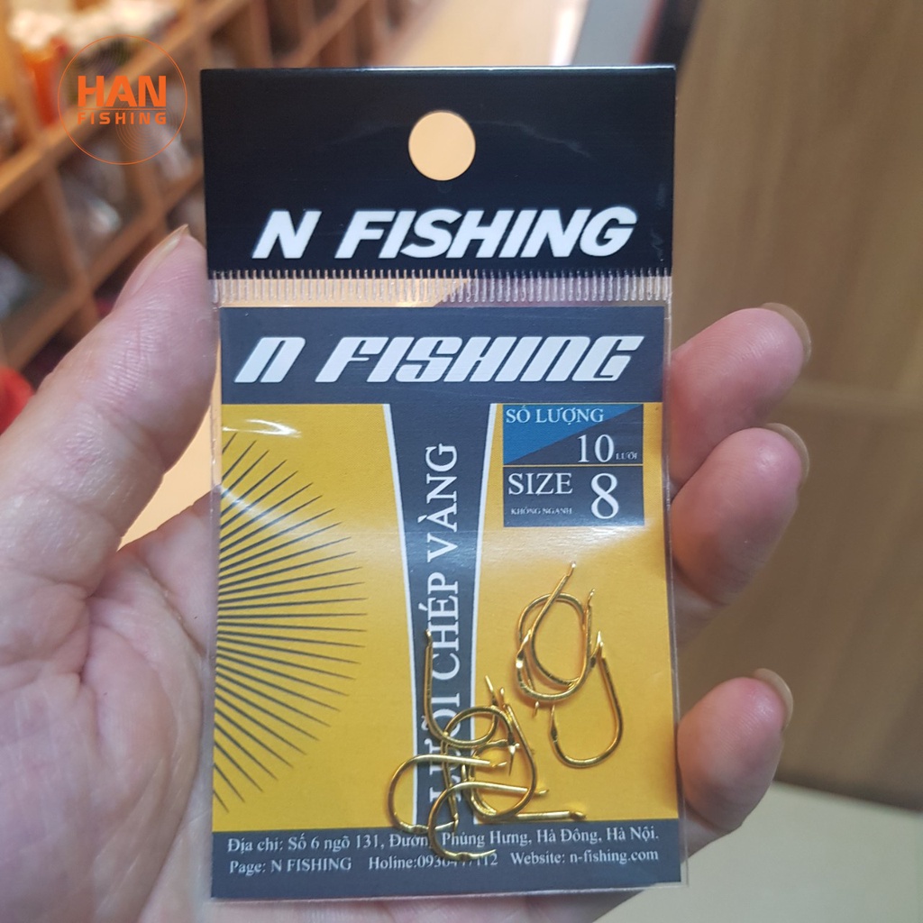 Lưỡi Câu chép vàng không ngạnh - Han Fishing