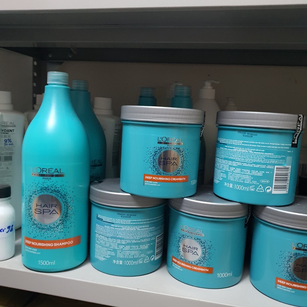 Dầu gội hấp suôn mượt Loreal Hair Spa Deep Nourishing Full size