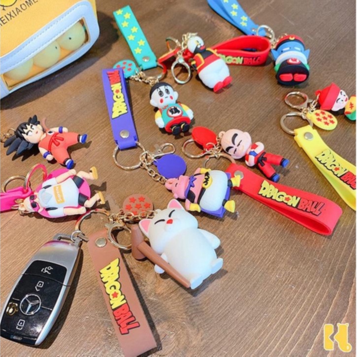 Móc Khóa Silicon Hình Nhân Vật Hoạt Hình Dragon Ball