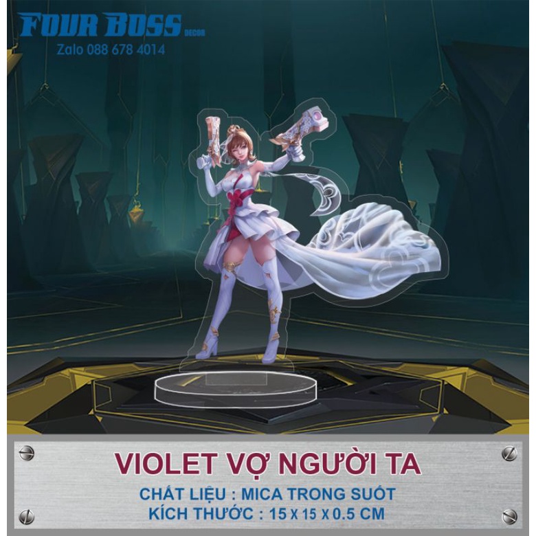 Mô Hình Tướng Violet Vợ Người Ta Trong Game Liên Quân Mobile - Arena of Valor