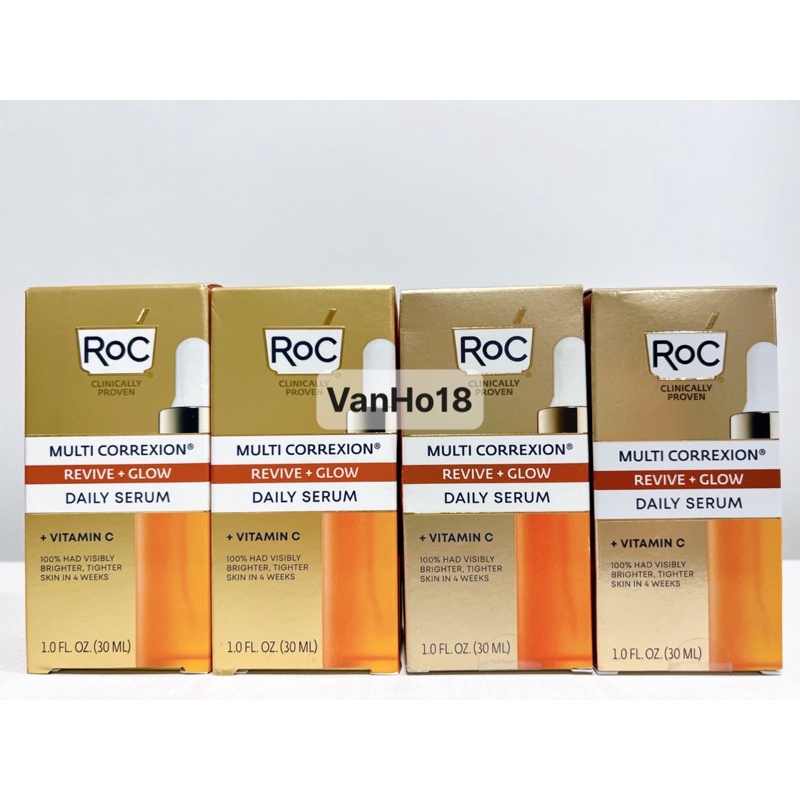Tinh Chất Sáng Da RoC Multi Correxion Revive + Glow Vitamin C Daily Serum