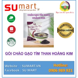 Gói cháo gạo tím than hoàng kim
