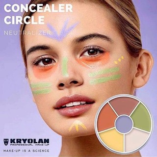 Che khuyết điểm triệt sắc Kryolan (Bảng chiết mini size)