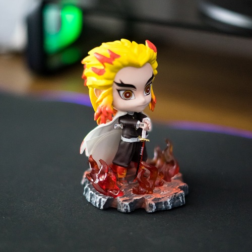 Mô Hình Kyojuro Rengoku Viêm trụ - Anime Thanh Gươm Diệt Qủy  Chất liệu: PVC  Nhân vật: Ghost SLayer  Chiều cao: 10x10x1