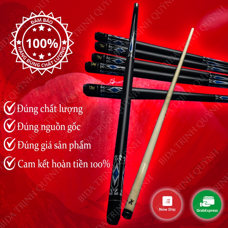 Cơ/Gậy Billiards Pool/Carom ADAM II 2 khúc cao cấp, gậy Bida Lỗ/Lip/3C mẫu mới 3