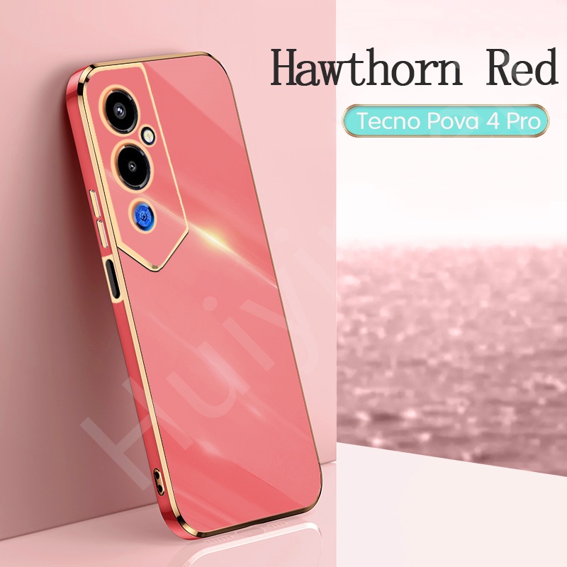 Ốp Lưng Mạ Điện Cho Tecno Pova 4 Pro LG8n