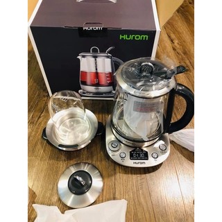 Máy pha trà chưng yến HUROM Tea Master TM-P02FSS [Hàng nội địa Hàn Quốc]